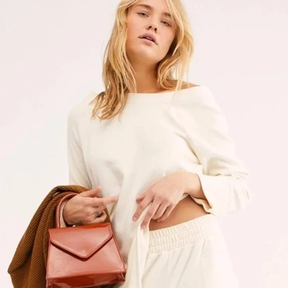 Free People Beach Cream Mercer Top S - Picture 4 of 6